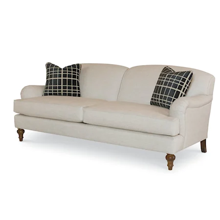 Clifton Sofa with Pleated Arms