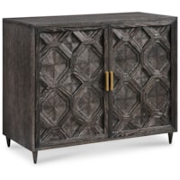 Contemporary 2-Door Cabinet