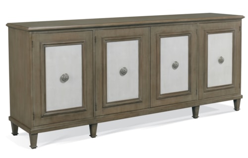 Traditional 4-Door Credenza
