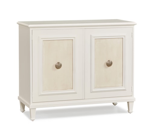 Mid-Century Modern 2-Door Accent Cabinet