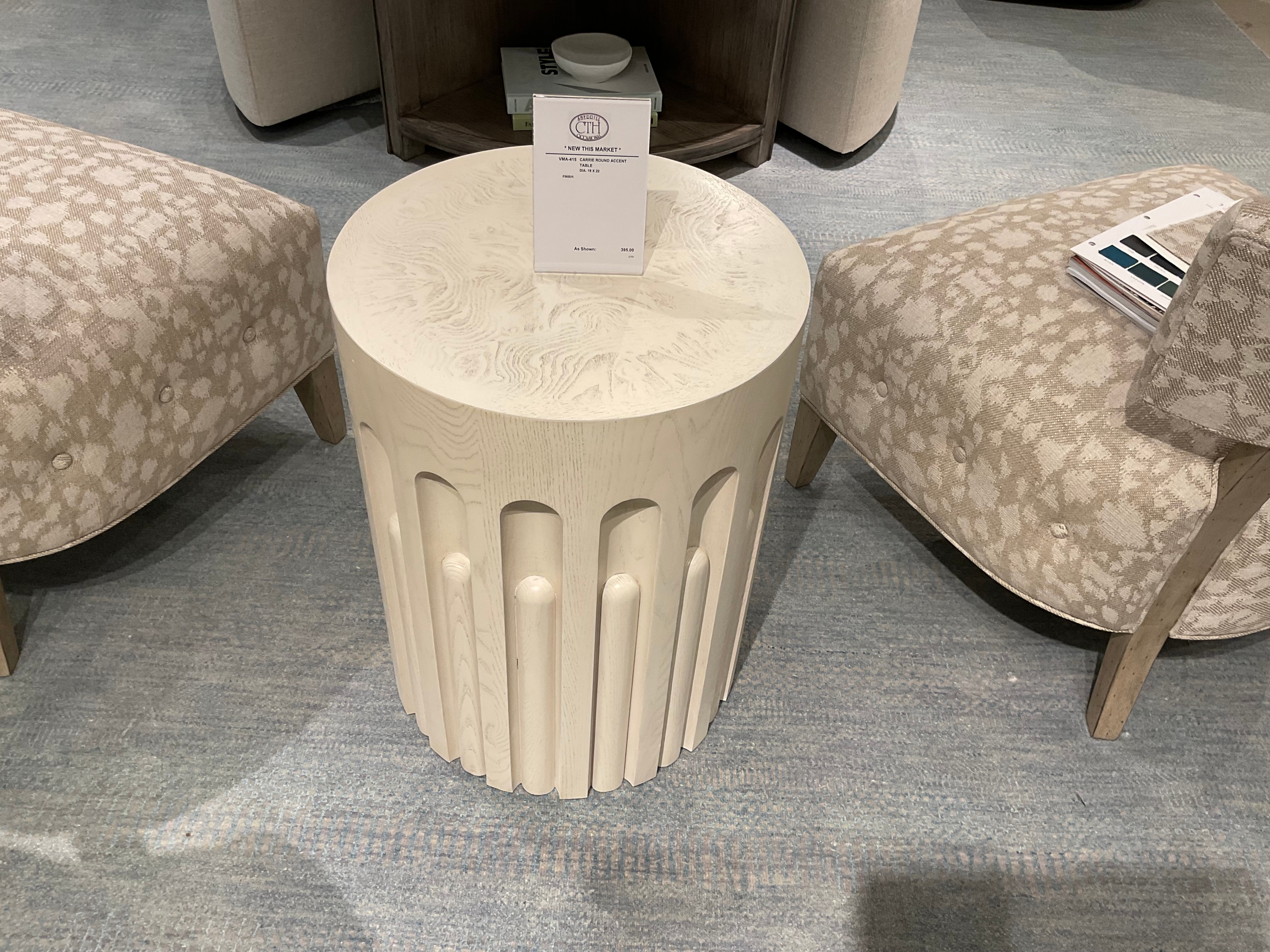 Round Pillar Accent Table