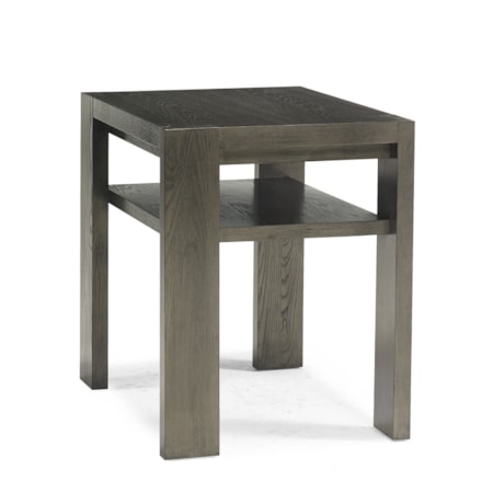 Rectangular 1-Shelf End Table