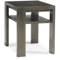 Contemporary Rectangular 1-Shelf End Table