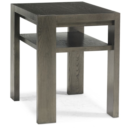 Rectangular 1-Shelf End Table