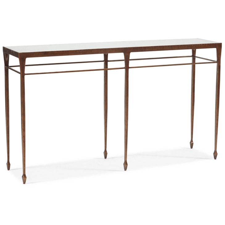 Sherrill Occasional CALVERT 60" Antique Console Table w/Spade Feet