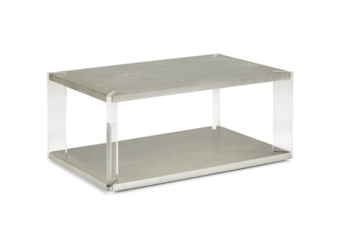 Contemporary Rectangular Cocktail Table