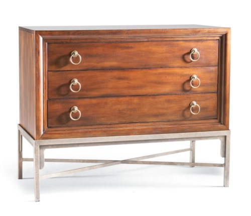 Mid-Century Modern 3-Drawer Accent Chest