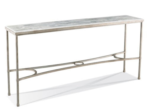 Console Table with Onyx Stone Top
