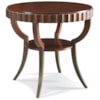 Sherrill Occasional MASQUERADE Round Lamp Table
