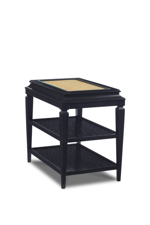 Traditional 2-Shelf Chairside Table