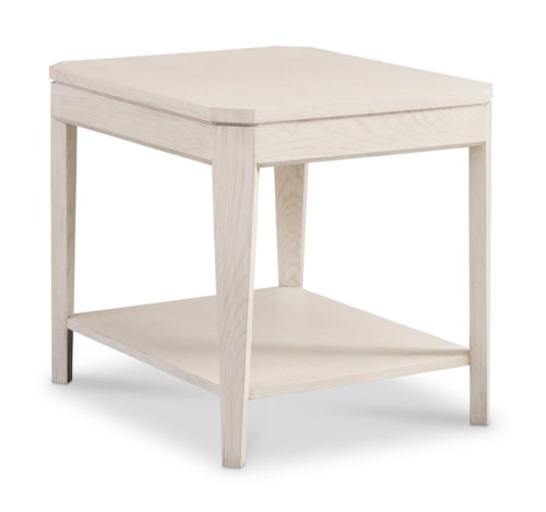 Transitional Rectangular Lamp Table