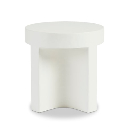 22" Rd. Pedestal End Table