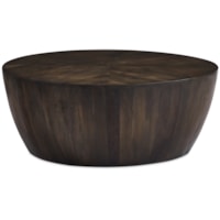 Modern Rustic 44" Round Stump Cocktail Table