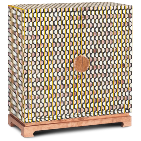 2-Door Buffalo Bone Accent Cabinet