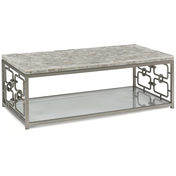Sherrill Occasional INFINITY Modern Polished-Top Cocktail Table