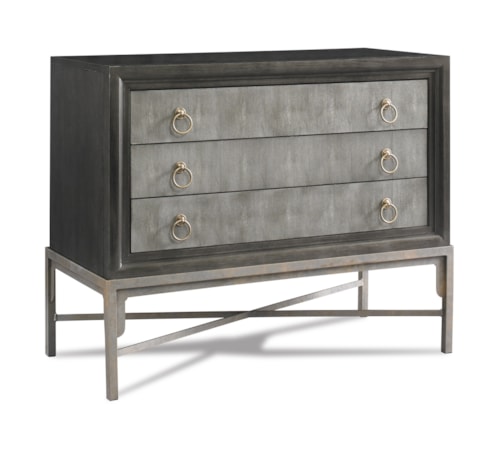 Mid-Century Modern 3-Drawer Accent Chest