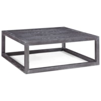 Transitional Square Cocktail Table