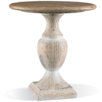 Traditional Round Lamp Table