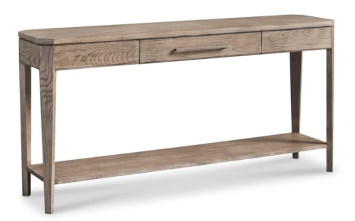 Transitional 1-Drawer Console Table with Shelf