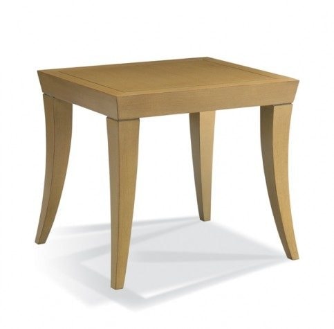 Bunching Cocktail Table 19"H With Beveled Top Saber Leg