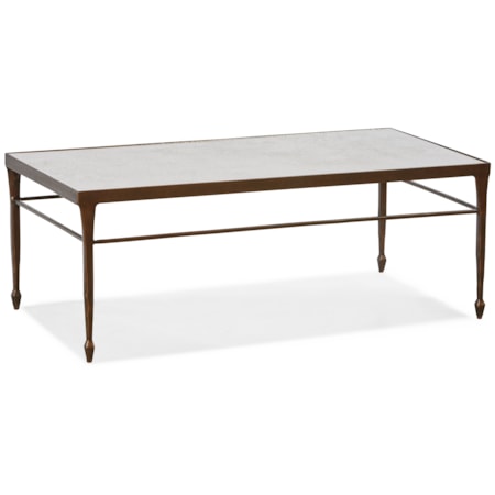 Antique Rectangular Cocktail Table
