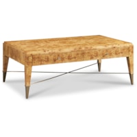 Modern Rustic 48" Cocktail Table with Storage