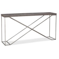 Contemporary Console Table with Marble Top