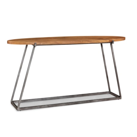 Oval Console Table