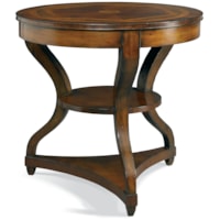 Traditional Lamp Table with Shelf