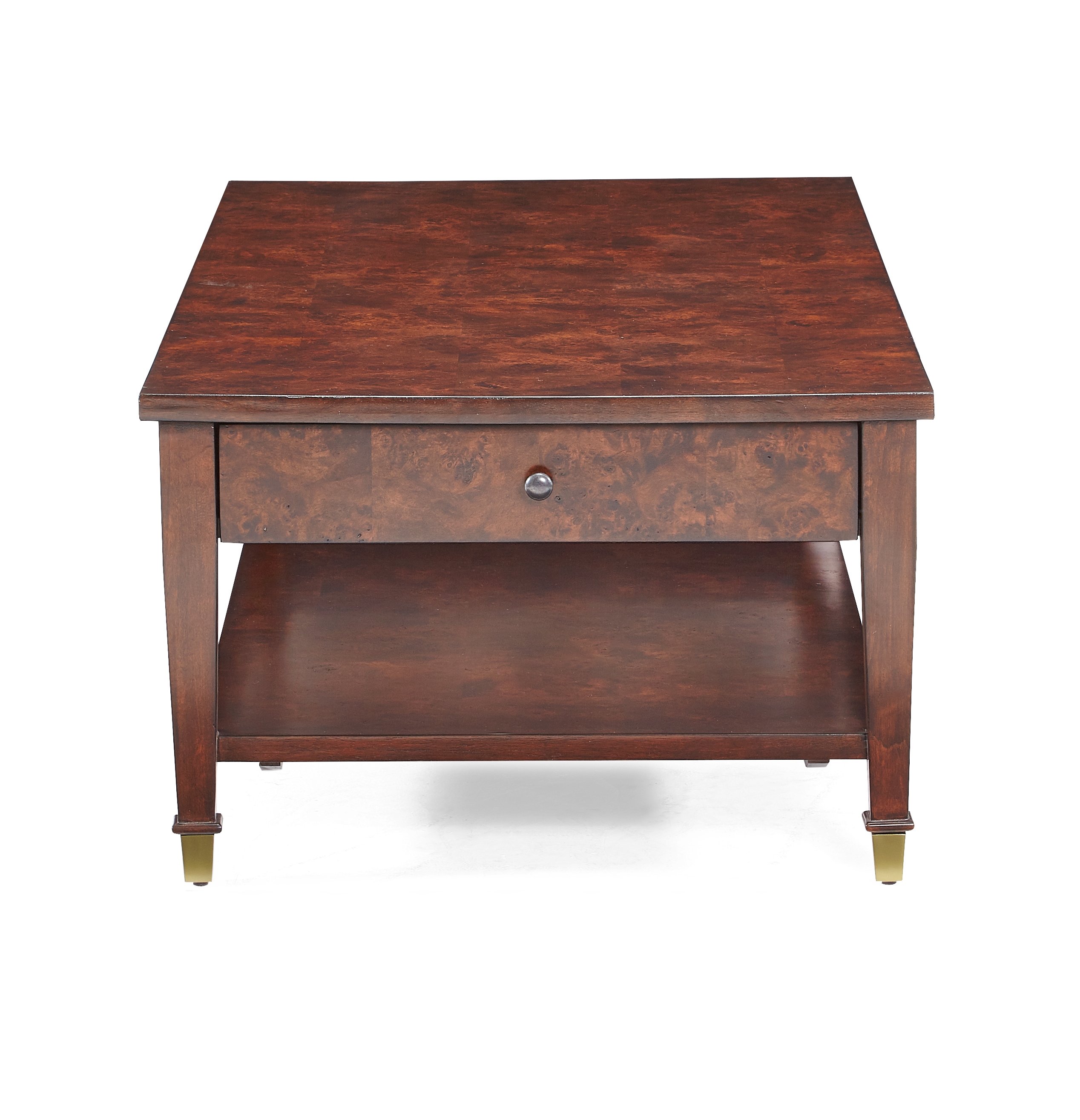 Rect. Wood Cocktail Table w/Side Drawers