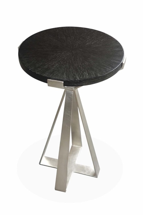 Transitional Round Drink Table