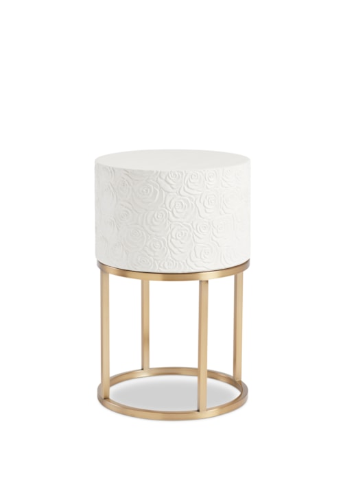 Contemporary Round Accent Table