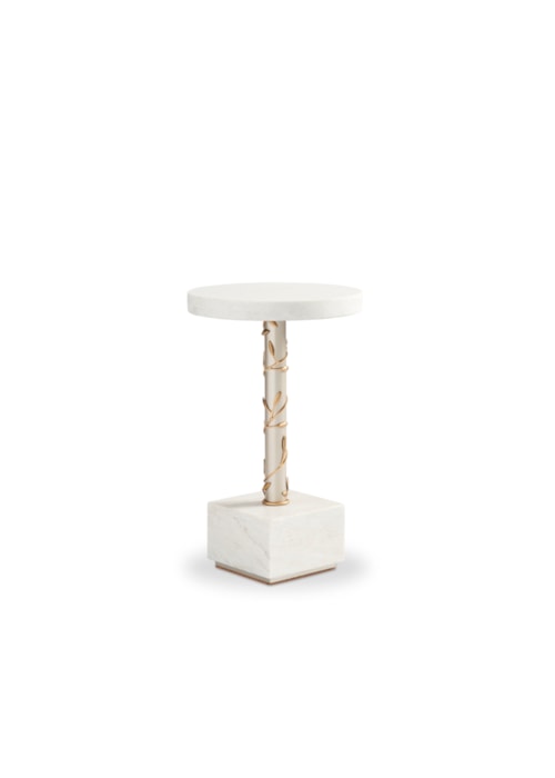 Contemporary Vine & Leaf Stone Spot Table