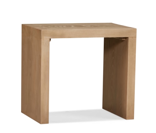 Transitional Rectangular End Table