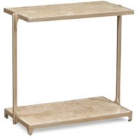 Transitional 1-Shelf Accent Table