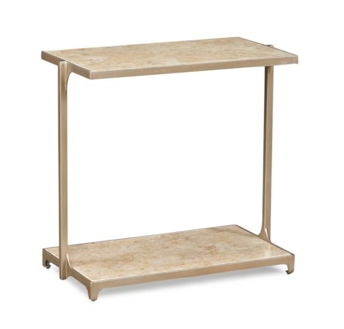 Transitional 1-Shelf Accent Table