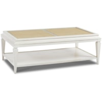 Transitional 1-Shelf Rectangular Cocktail Table