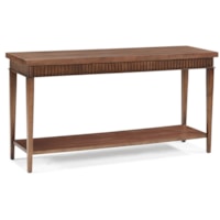 Transitional Console Table with Shelf