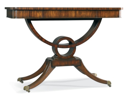 Traditional Oval Console Table