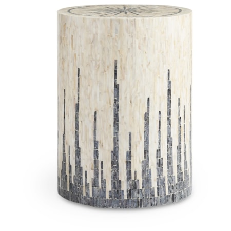 18" Rd. Mother of Pearl Drum Table