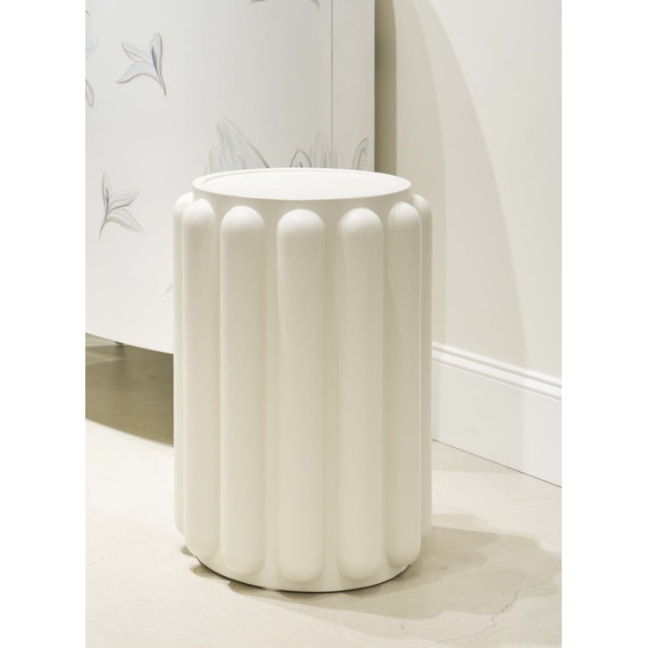 Sherrill Occasional VOYAGE MAISON Round Textured Pillar Accent Table