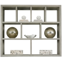 Transitional Display Storage Bookcase
