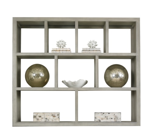 Transitional Display Storage Bookcase