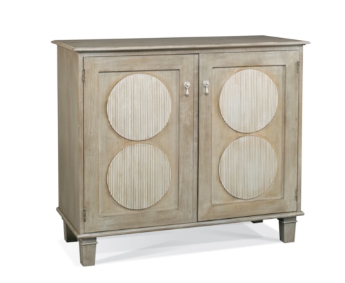 Transitional 2-Door Accent Cabinet