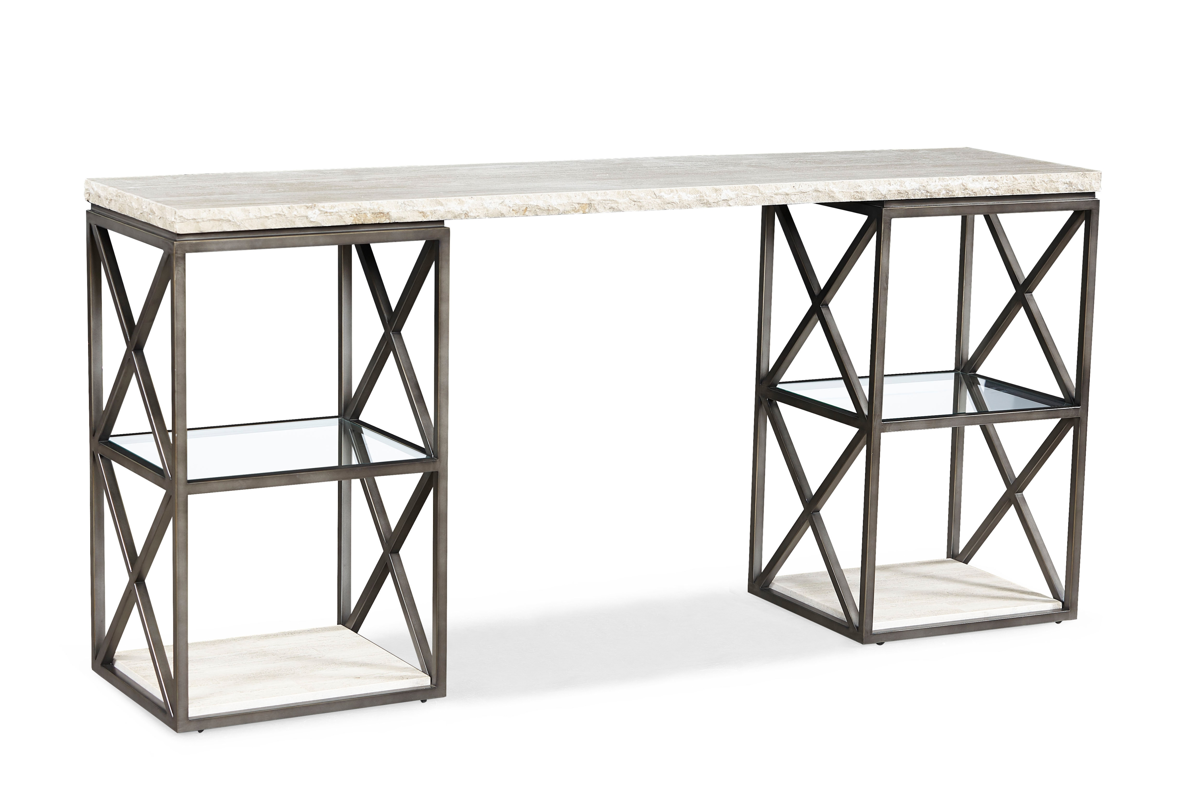 4-Shelf Console Table