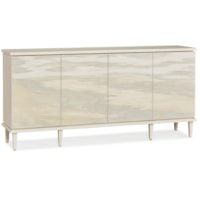 Contemporary 4-Door Credenza