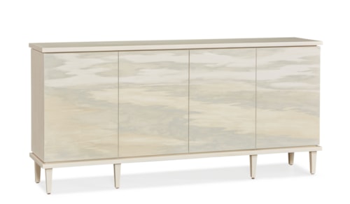 Contemporary 4-Door Credenza