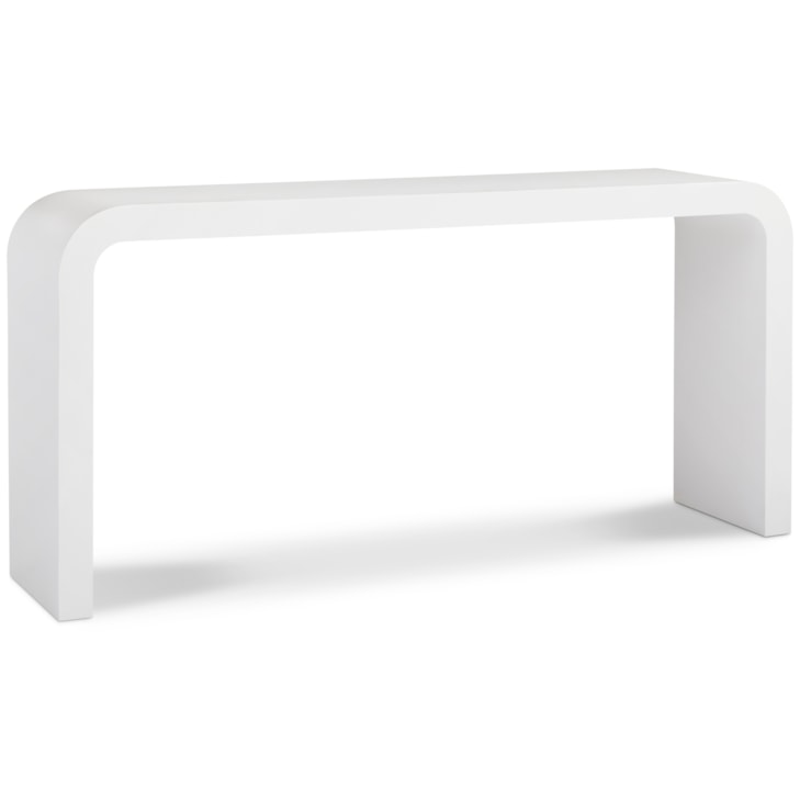 Sherrill Occasional VOYAGE MAISON Sculptural Double-Pedestal Console Table