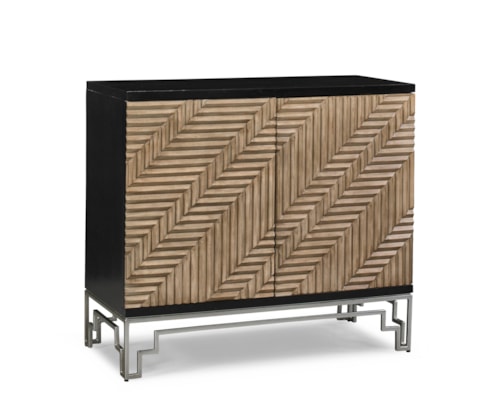 Mid-Century Modern 2-Door Accent Cabinet