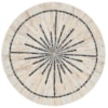 Sherrill Occasional VOYAGE MAISON 18" Rd. Mother of Pearl Drum Table